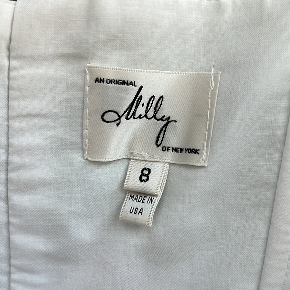 Beautiful Milly linen dress, made in USA. - Picture 3 of 6